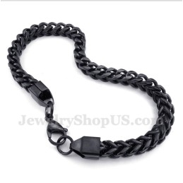 Bracelet Homme En Titane Noir