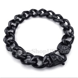 Bracelet Homme En Titane Moulé Noir