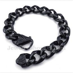 Bracelet Homme En Titane Moulé Noir