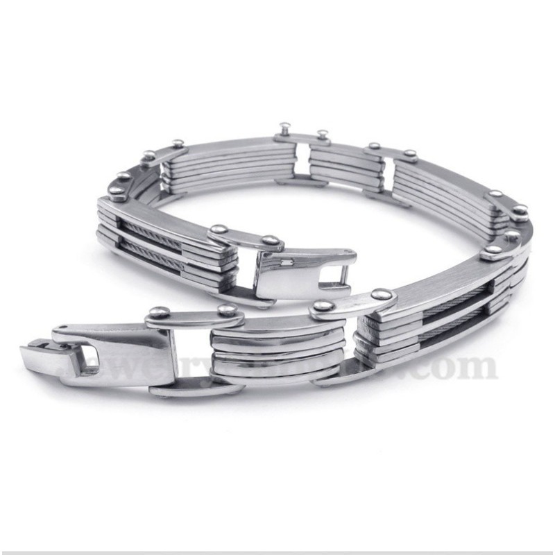 Bracelet Câble En Titane Pour Homme Bracelet Câble En Titane Pour Homme
