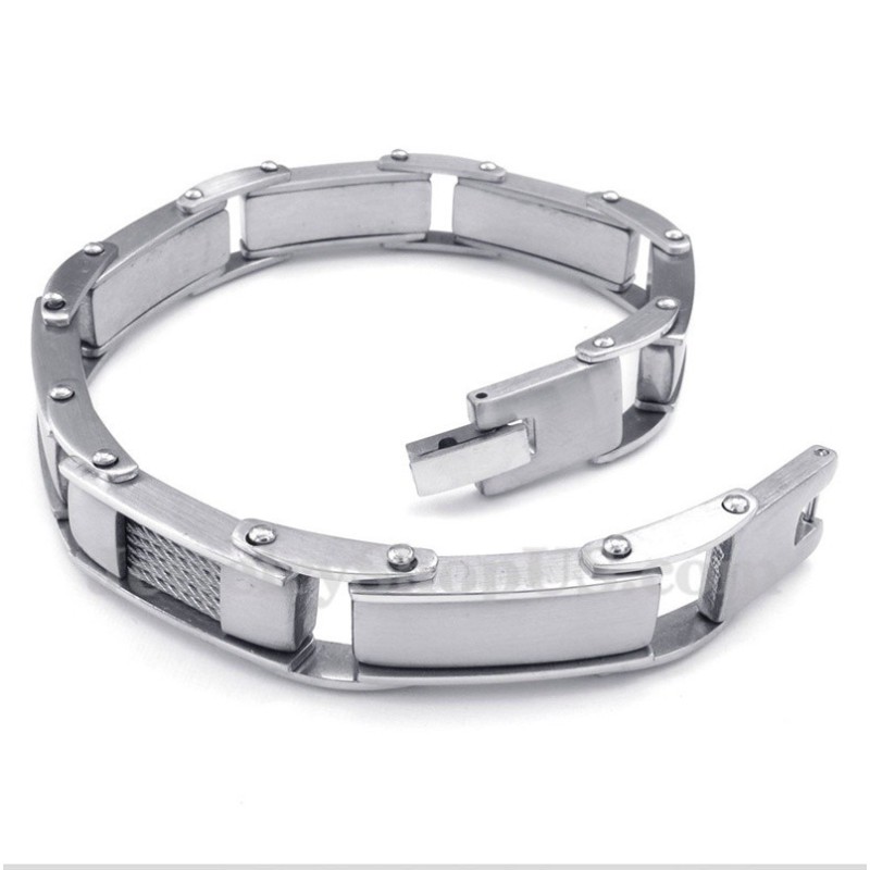 Bracelet Câble En Titane Pour Homme Bracelet Câble En Titane Pour Homme