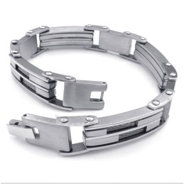 Bracelet Câble En Titane Pour Homme