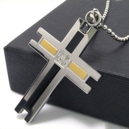 Pendentif Croix En Titane Pour Homme, Nouveau Style