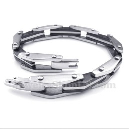 Bracelet Homme En Titane Noir