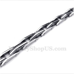 Bracelet Homme En Titane Noir