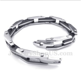 Bracelet Homme En Titane Noir