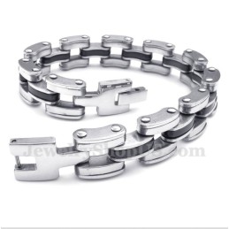 Bracelet Homme En Titane Noir