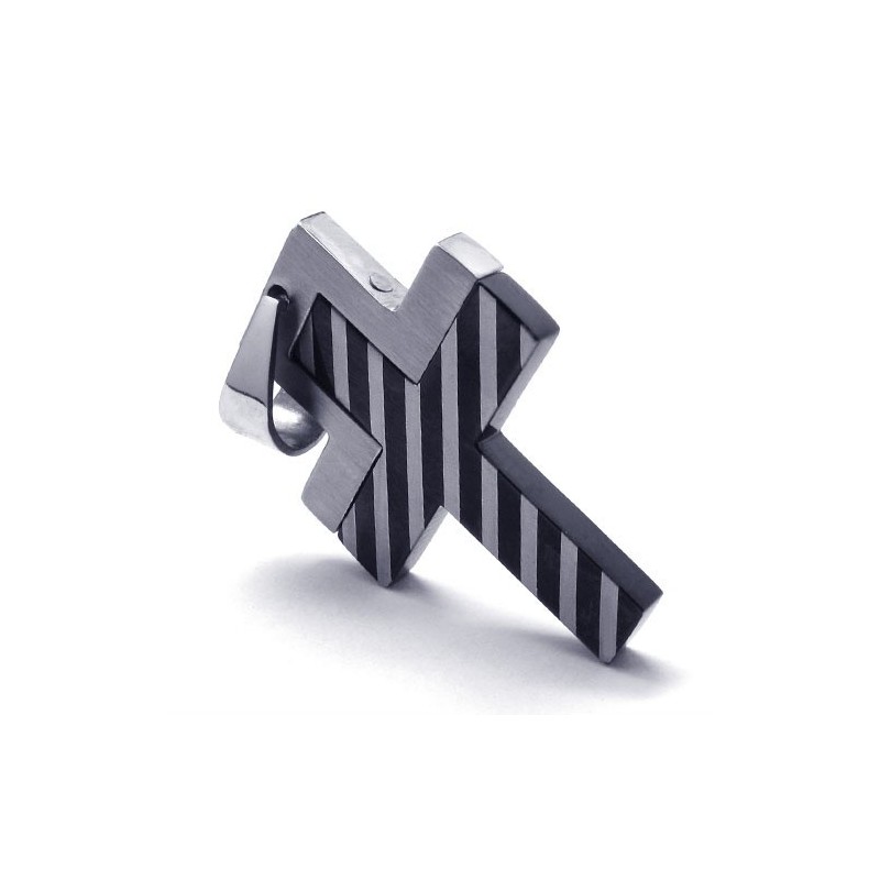 Pendentif Croix Tissée En Titane De Nouveau Style Pendentif Croix Tissée En Titane De Nouveau Style