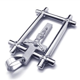 Pendentif Croix De Jésus En Titane Tendance