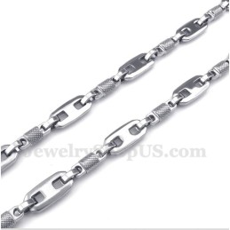 Collier Cylindre En Titane Pour Homme