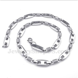 Collier Cylindre En Titane Pour Homme