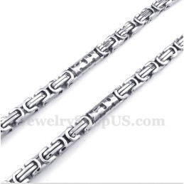 Collier Cylindre En Titane Pour Homme