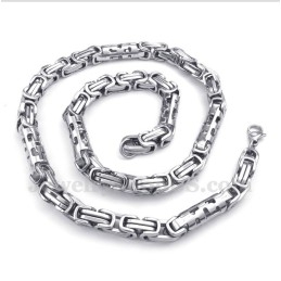 Collier Cylindre En Titane Pour Homme