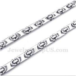 Collier Demi-Croissant En Titane Pour Homme