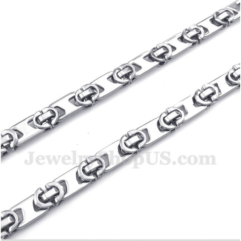 Collier Demi-Croissant En Titane Pour Homme Collier Demi-Croissant En Titane Pour Homme