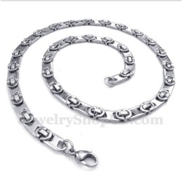 Collier Demi-Croissant En Titane Pour Homme
