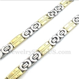 Collier Croix En Titane Et Or Pour Homme