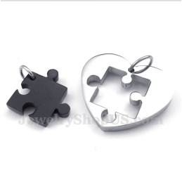 Pendentif Couple Symboles Masculins Et Féminins En Titane Et Or (Une Paire)