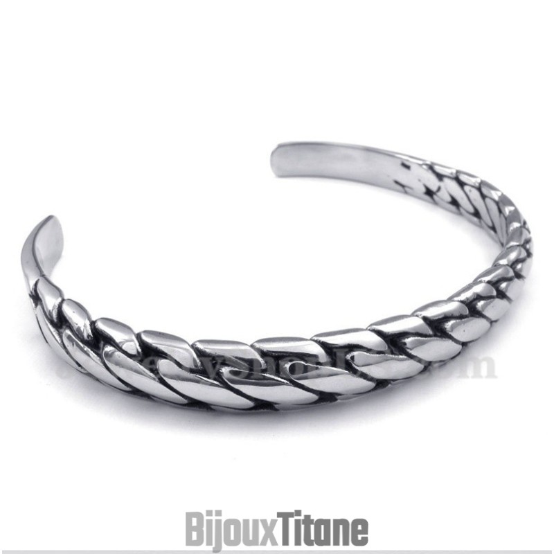 Bracelet En Titane Moulé Pour Homme