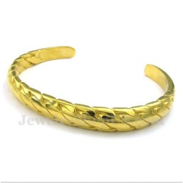 Bracelet Homme En Titane Et Or Moulé
