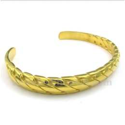 Bracelet Homme En Titane Et Or Moulé