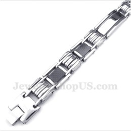 Bracelet Homme En Titane Et Fibre De Carbone