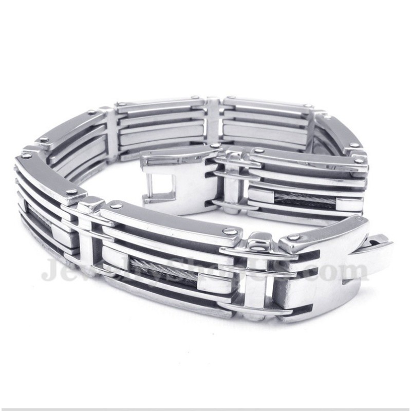 Bracelet Câble En Titane Pour Homme Bracelet Câble En Titane Pour Homme