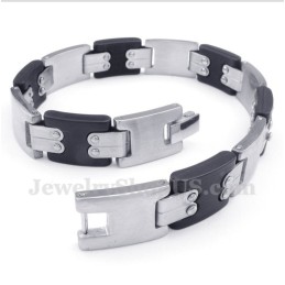 Bracelet Homme En Titane Noir