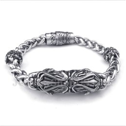 Bracelet Homme En Titane Et Diamants Moulés