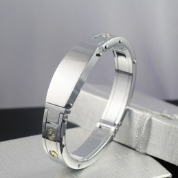Bracelets En Titane Et Diamant Pour Hommes