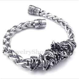 Bracelet En Titane Moulé Pour Homme