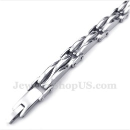 Bracelet Wave En Titane Pour Homme
