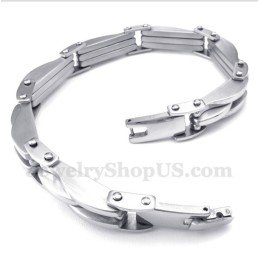 Bracelet Wave En Titane Pour Homme