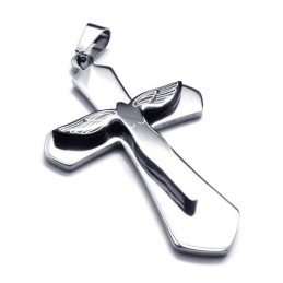 Pendentif Croix En Titane De Nouveau Style