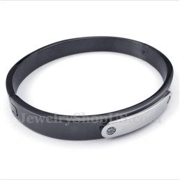 Bracelet Homme En Titane Noir