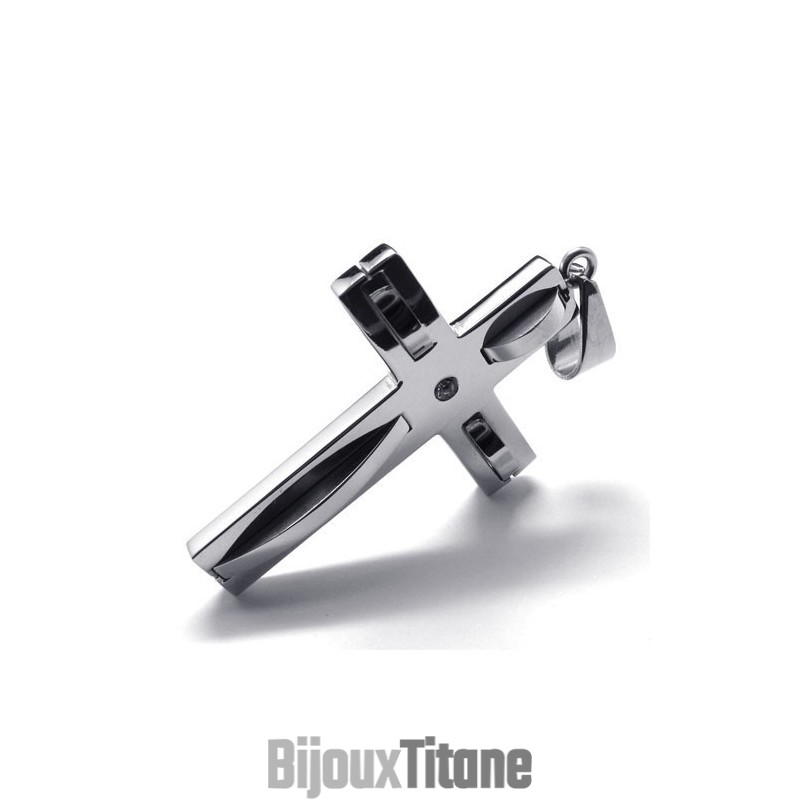 Pendentif Croix En Titane Fashion Wave Pendentif Croix En Titane Fashion Wave