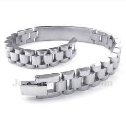 Bracelet Homme En Titane Avec Cristal