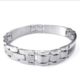 Bracelet Homme En Titane Et Fibre De Carbone