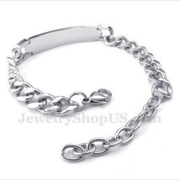 Bracelet Couple En Titane Et Diamants Pour Femme