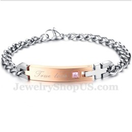 Bracelet Couple En Titane Pour Homme