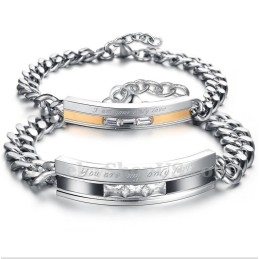 Bracelet Couple En Titane Pour Homme