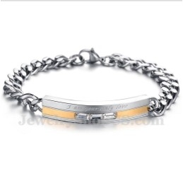 Bracelet Couple En Titane Pour Homme