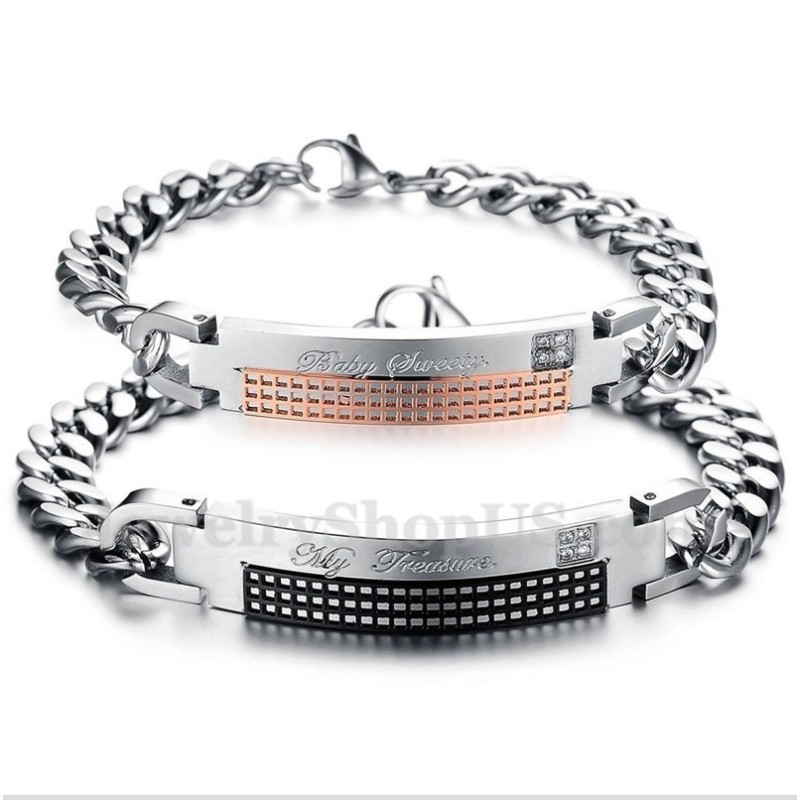 Bracelet Couple En Titane Pour Homme Bracelet Couple En Titane Pour Homme