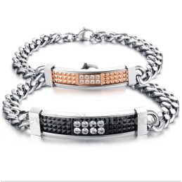 Bracelet Couple En Titane Pour Homme