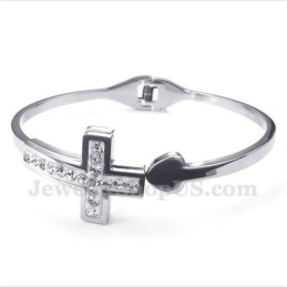 Bracelet Croix En Titane Pour Homme