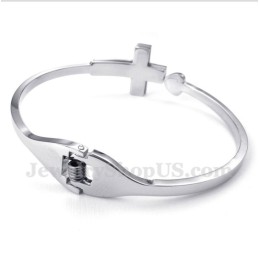 Bracelet Croix En Titane Pour Homme