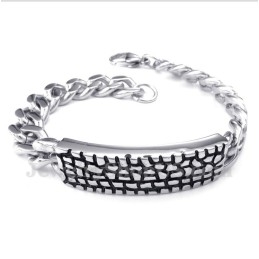 Bracelet En Titane Moulé Pour Homme