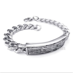 Bracelet En Titane Moulé Pour Homme