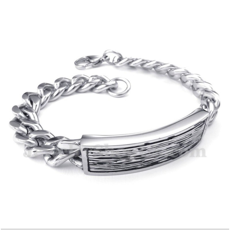 Bracelet En Titane Moulé Pour Homme