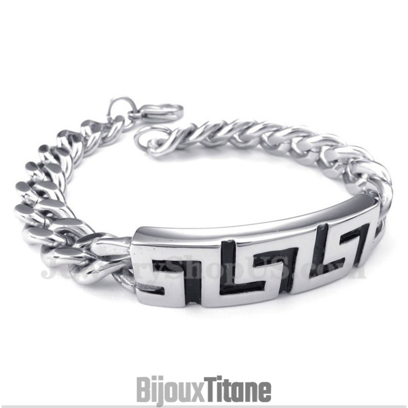 Bracelet En Titane Moulé Pour Homme